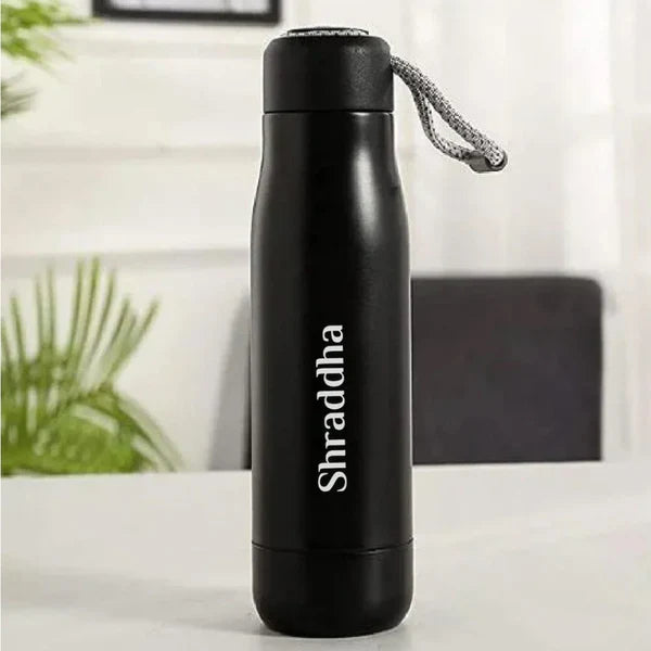 Corporate Gift World – Premium Personalized Stainless Steel Temperature Bottle | 550ml Vacuum Flask with Name Engraving | Ideal for Corporate Gifting