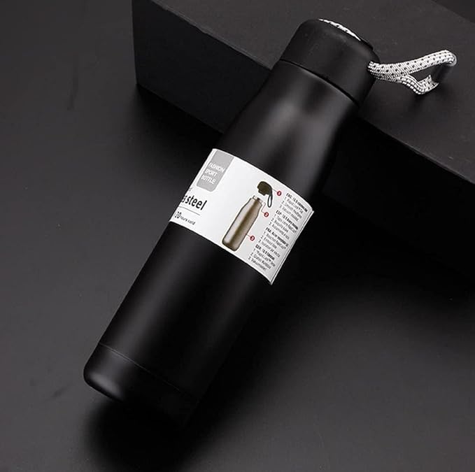 Corporate Gift World – Premium Personalized Stainless Steel Temperature Bottle | 550ml Vacuum Flask with Name Engraving | Ideal for Corporate Gifting