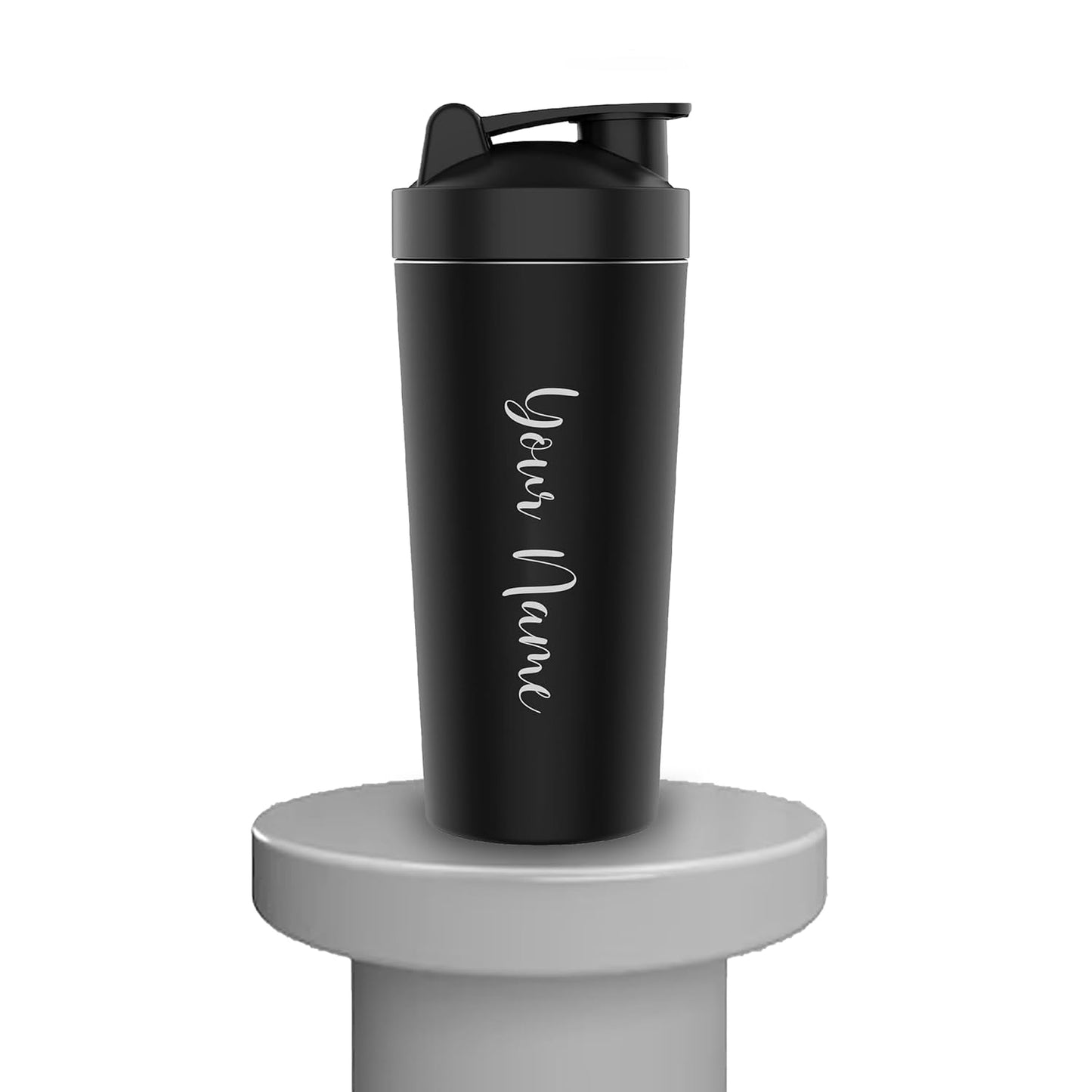 Personalised Stainless Steel Gym Shaker Bottle – 750 ML | Leak-Proof, Customised Fitness Companion
