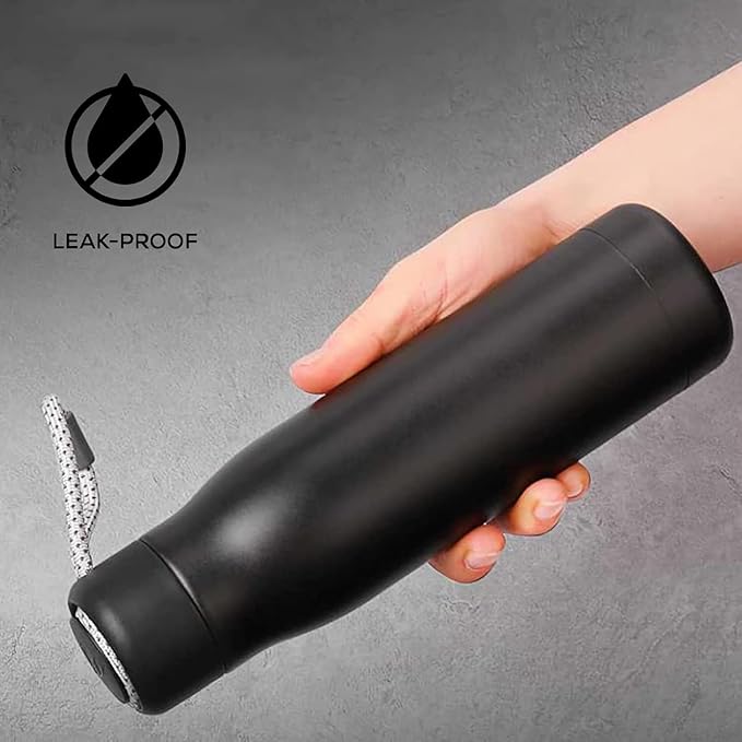 Corporate Gift World – Premium Personalized Stainless Steel Temperature Bottle | 550ml Vacuum Flask with Name Engraving | Ideal for Corporate Gifting