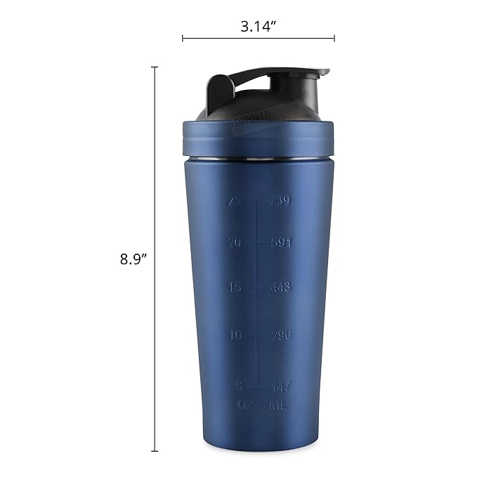 Personalised Stainless Steel Gym Shaker Bottle – 750 ML | Leak-Proof, Customised Fitness Companion