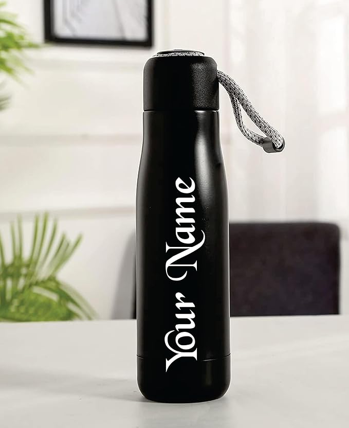 Corporate Gift World – Premium Personalized Stainless Steel Temperature Bottle | 550ml Vacuum Flask with Name Engraving | Ideal for Corporate Gifting