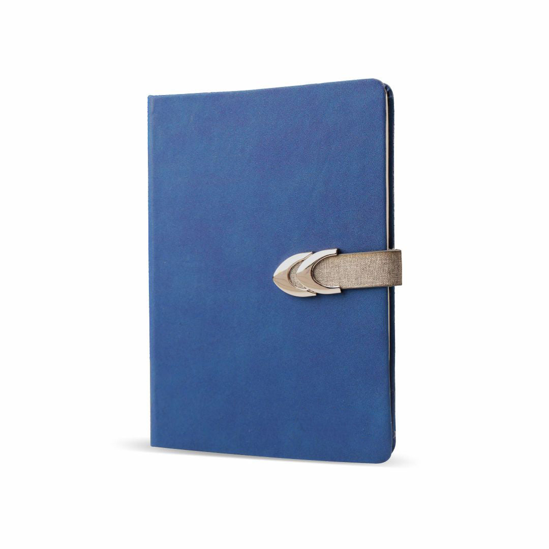 Blue PU leather corporate gift set