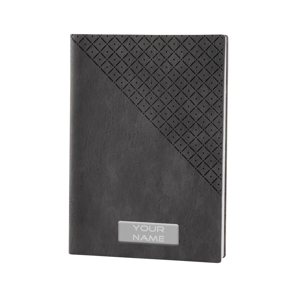 PU leather notebooks with Name print