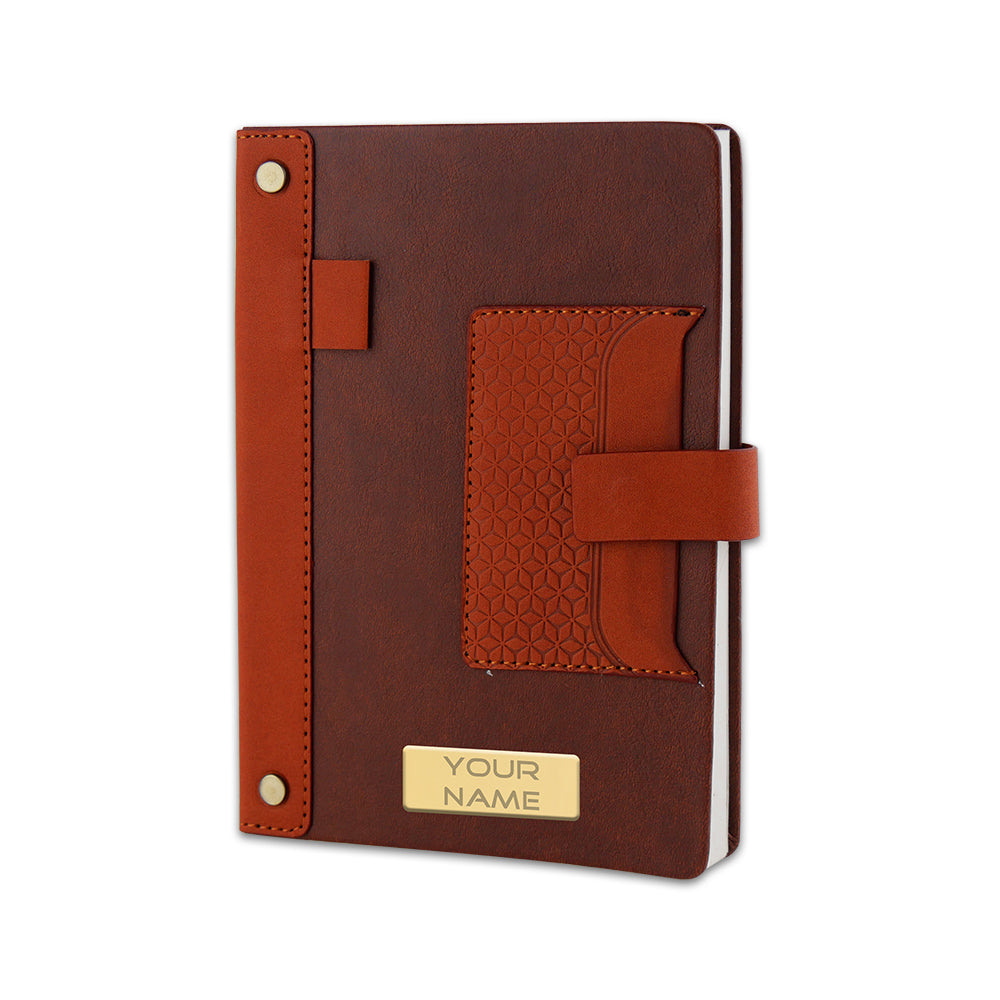 Leather Notebook customized name